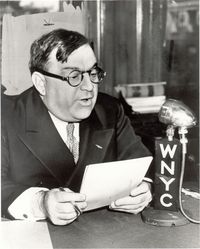Fiorello LaGuardia speaking on WNYC Radio