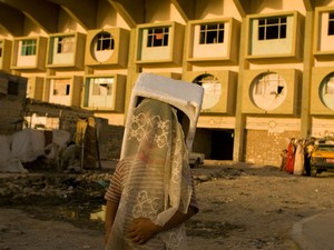One of the prints donated is 'Kirkuk,' by Ed Kashi.