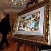 Hasidic art at The Betzalel Gallery in Crown Heights, Brooklyn.