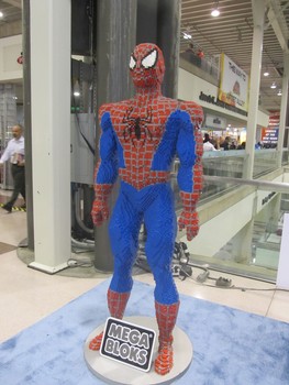 There was also a Megablocks model of Spider-Man at NYCC.