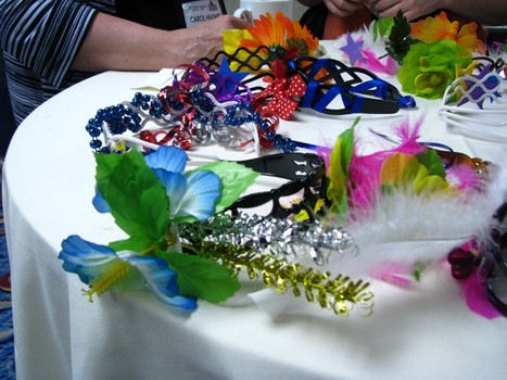 The Harlequin suite had excellent cucumber sandwiches and good headgear.