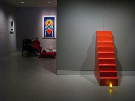 Visitors also were assigned works in the museum's contemporary galleries. 