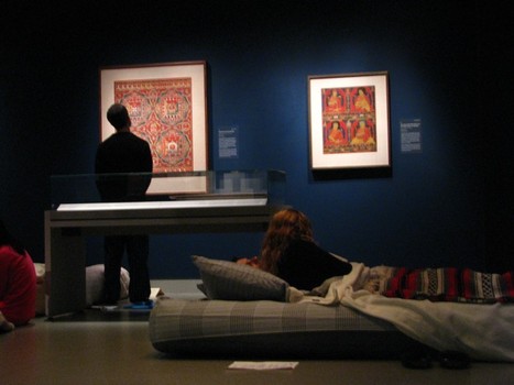 In my neck of the woods (a.k.a., the sixth floor), folks hung out until well after midnight scrutinizing the paintings.
