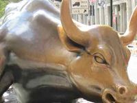 Wall Street, bull,  