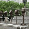 Ai Weiwei's 'Zodiac Heads' at the Plaza Hotel.