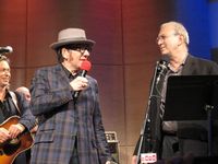 Leonard Lopate speaks to Elvis Costello in The Greene Space