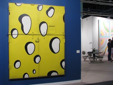 Call me crazy, but I think this Roy Lichtenstein cheese door is all kinds of cool - spotted at Edward Tyler Nahem Fine Art, an NYC gallery.