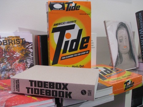 The book stores at Art Basel are the best part of the whole darn show (and you can get into them for free). Above: An art book by LA artist Paul McCarthy, sold in a faux vintage Tide box.