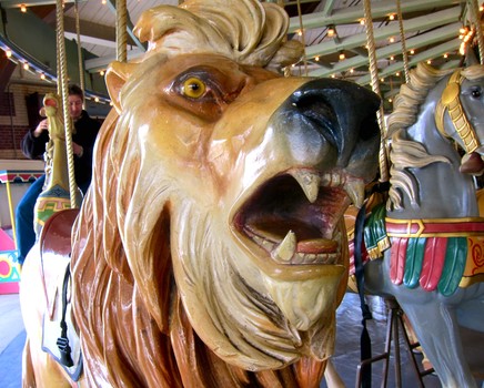 Prospect Park Carousel on opening day April 2, 2011