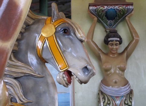 Prospect Park Carousel on opening day April 2, 2011