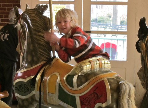 Prospect Park Carousel on opening day April 2, 2011