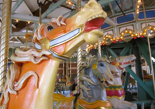 Prospect Park Carousel on opening day April 2, 2011