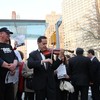 Musicians from Local 802 protest recorded music at Lincoln Center