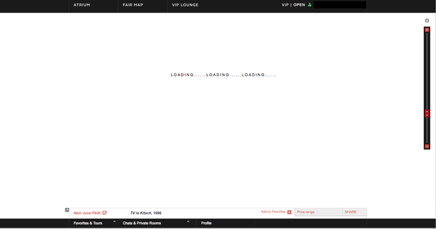 What I Saw At the Online Art Fair: This message. A lot.