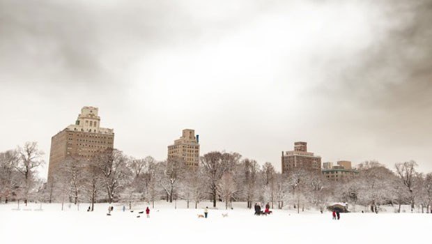 Making New York's public spaces seem downright idyllic: Joseph O. Holmes at the Jen Bekman Gallery, in SoHo.