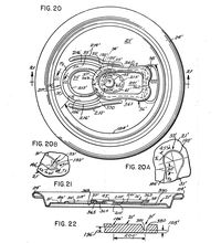 Drawings from the U.S. patent for Daniel Cudzik’s easy-open pop-tab.