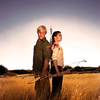 An original movie poster for The Hunger Games created by Kim Shelby