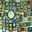 A wall devoted to paintings at Hunt Slonem's studio