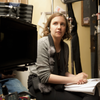 Lena Dunham on the set of Girls