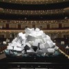 Daniel Arsham collaborated with the Merce Cunningham Dance Company on this December 2010 'Legacy Tour' engagement at the Adrienne Arsht Center in Miami.