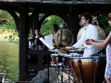 Percussionist Nathan Davis