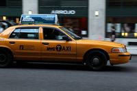 New  York City yellow taxi, cab,