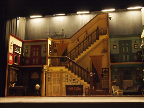 The Banks' family house in 'Mary Poppins on Broadway.'