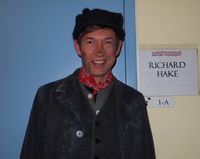 Hake out of costume and make-up -- ready for his Broadway debut.