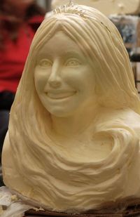 Princess Kay of the Milky Way, Butter, Sculpture, Bust