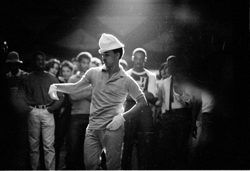 B-boys in Roseland Park in the Bronx