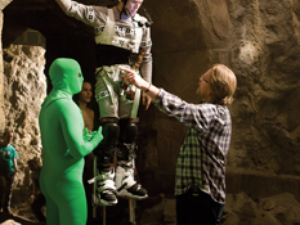 Willem Dafoe appears in three films in this spring. Here he is filmed with motion capture technology on the set of the sci-fi epic John Carter