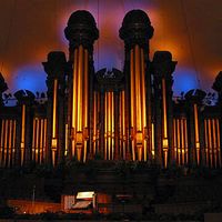 The Aeolian-Skinner organ in Salt Lake City