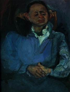 Soutine influenced New York's abstract expressionist painters with his energetic brush strokes, especially Willem De Kooning. Above, 'Portrait of the Sculptor, Oscar Miestchaninoff,' c. 1923-24.