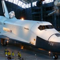 The protoype Space Shuttle Enterprise