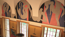A mural by Henri Matisse in the main gallery of the new Barnes.