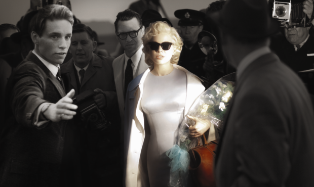 Michelle Williams as Marilyn Monroe in the film My Week With Marilyn