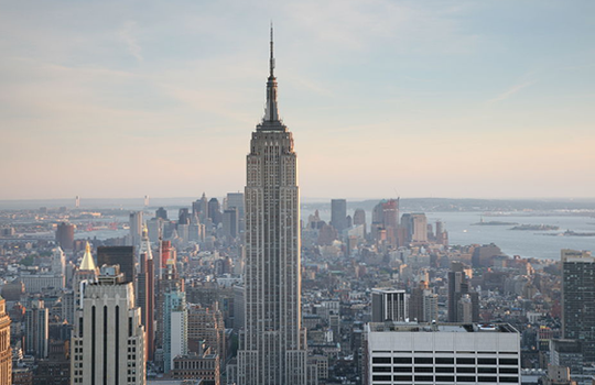Empire State Building as seen from Top of the Rock