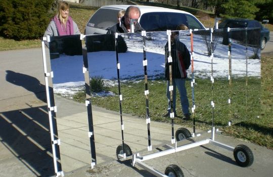 Brian Turner's Space Pirates align their mirror array to replicate an Archimedes Death Ray.