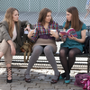 Jemima Kirke, Lena Dunham, and Zosia Mamet in Girls