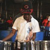 A young member of the CASYM steel drum orchestra.