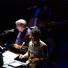 Robert Krulwich and Jad Abumrad on stage for Radiolab Live: In the Dark