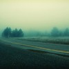 Foggy road