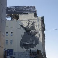 Banksy grafitti New York City