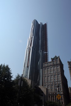 Frank Gehry's Beekman Tower in Lower Manhattan
