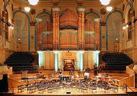 1861 Hill organ at Ulster Hall, Belfast, Northern Ireland, UK