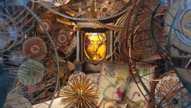 Bergdorf's windows are packed with cool old-school maps.