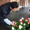 Artist Lee Mingwei installs 'The Moving Garden' at the Brooklyn Museum on Oct. 4, 2011.