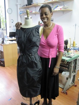 This was one of Charlot's first pieces. It was inspired by Audrey Hepburn's dress in 