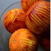 Blood oranges after being zested