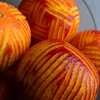 Blood oranges after being zested